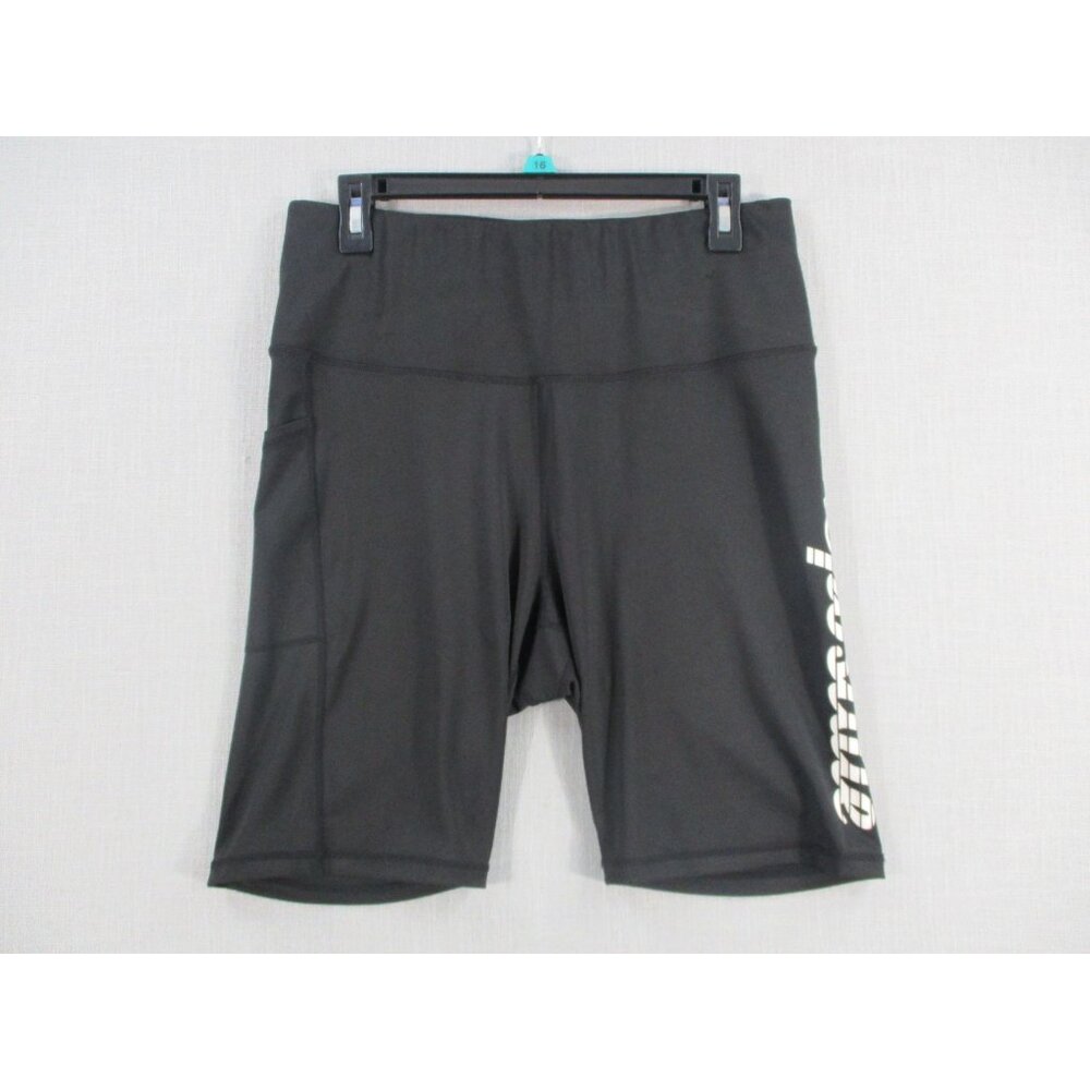 Aeropostale Mens Black‎ Athletic Shorts With Side Pockets Logo Design Size 1X
